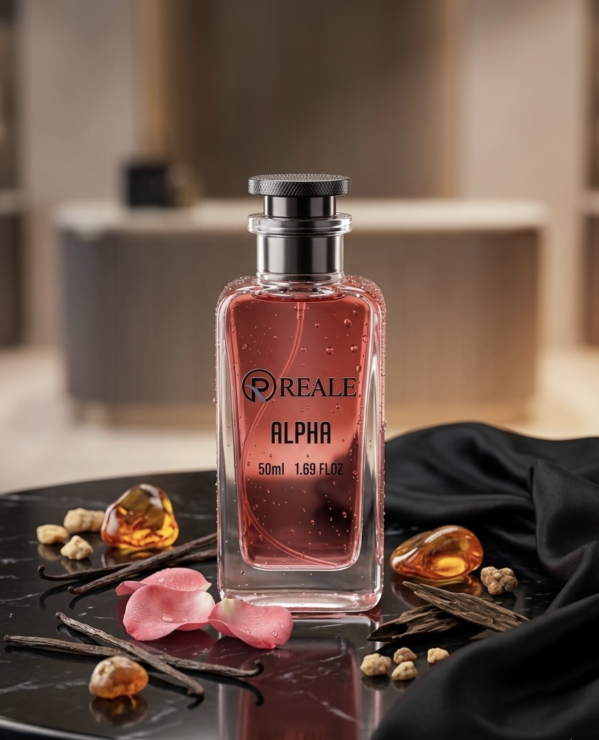 REALE Alpha Eau De Parfum 50ml bold spicy amber woody fragrance for men