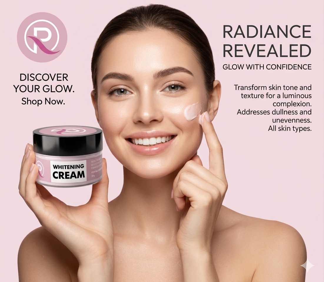 REALE Brightening Cream 55g for glowing skin, dark spot reduction and even skin tone