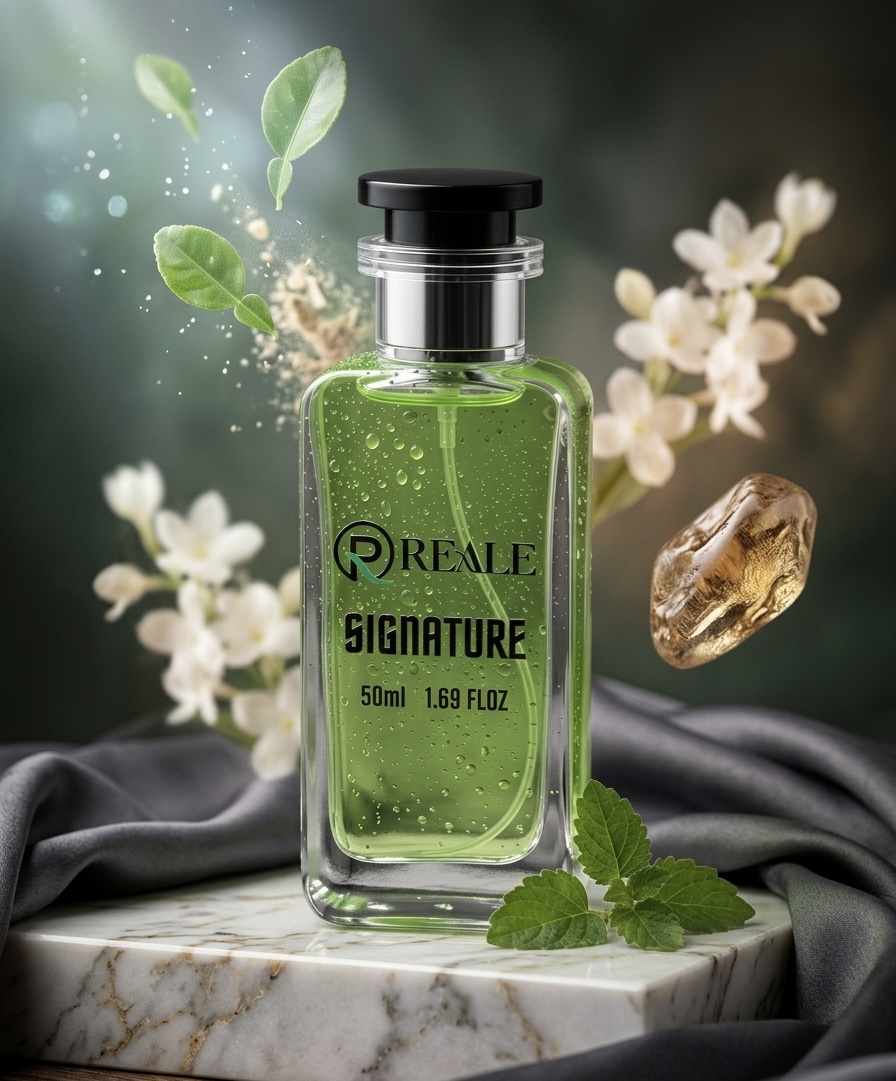 REALE Signature Eau de Parfum 50ml luxury woody amber perfume for men