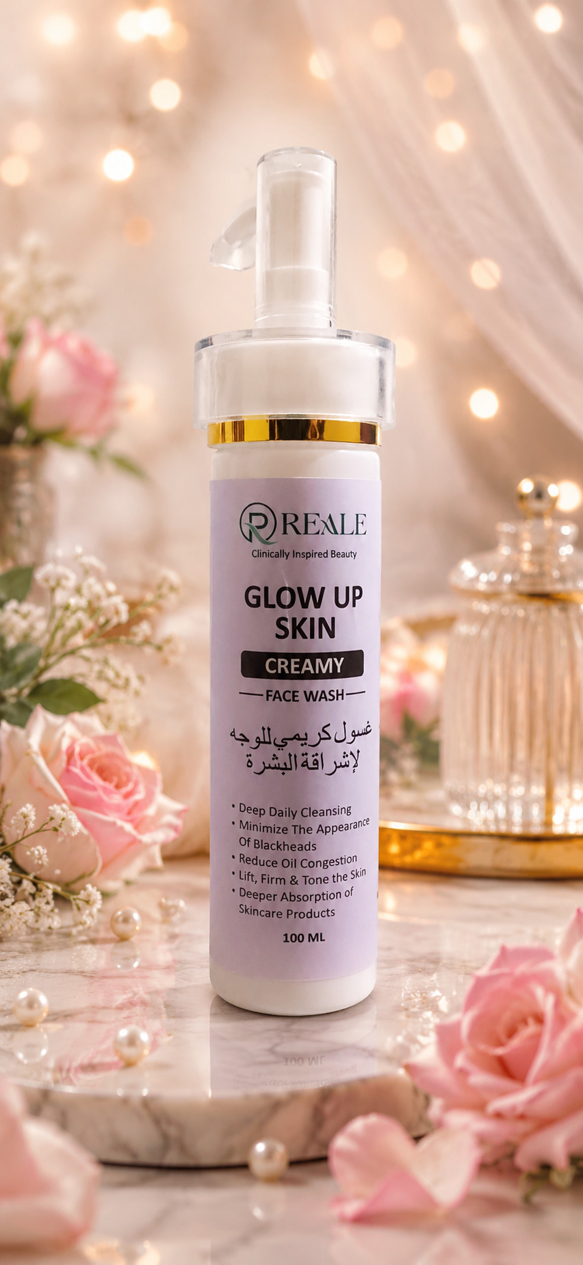 Reale Glow Up Skin Creamy Face Wash